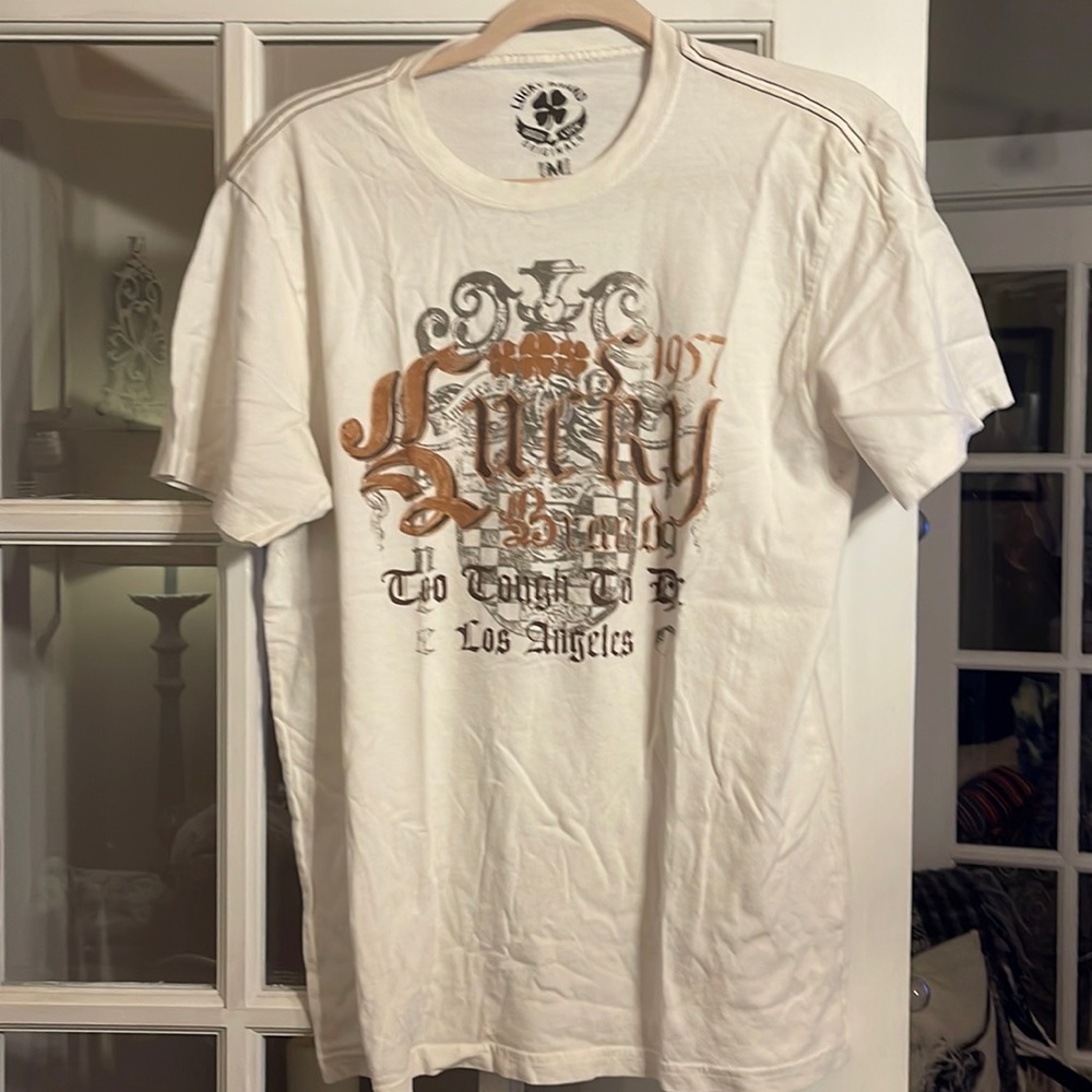 Mens lucky tee shirt never worn